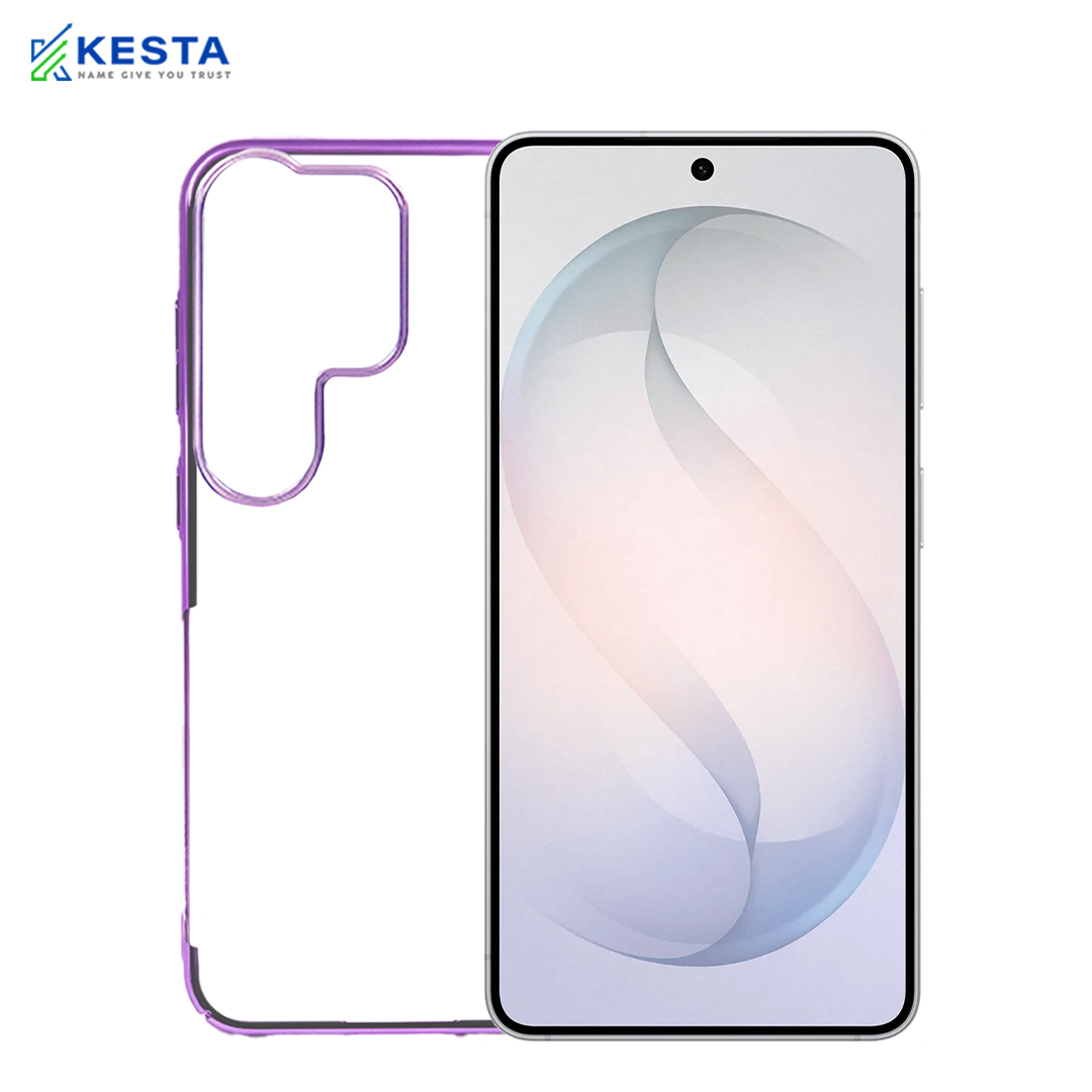 Samsung S26 Ultra Cover - Noble Purple Transparent Case (Anti Yellowing Protection)